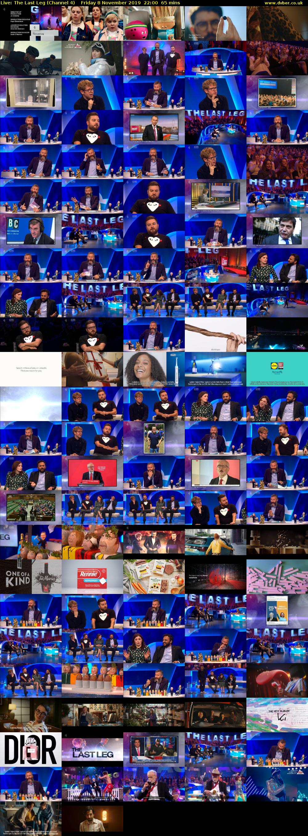 Live: The Last Leg (Channel 4) Friday 8 November 2019 22:00 - 23:05