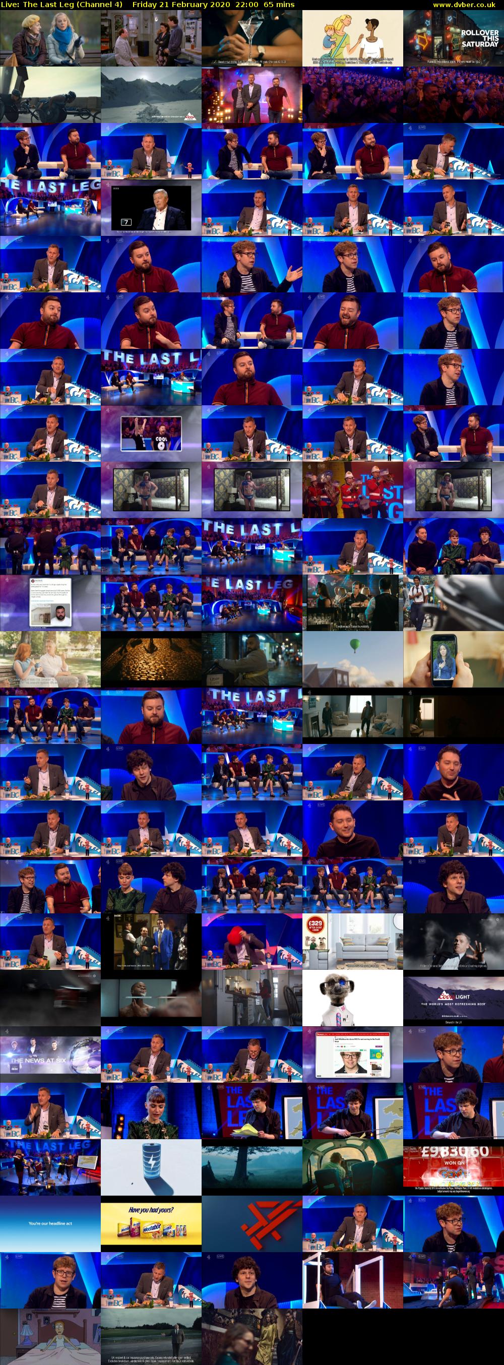Live: The Last Leg (Channel 4) Friday 21 February 2020 22:00 - 23:05