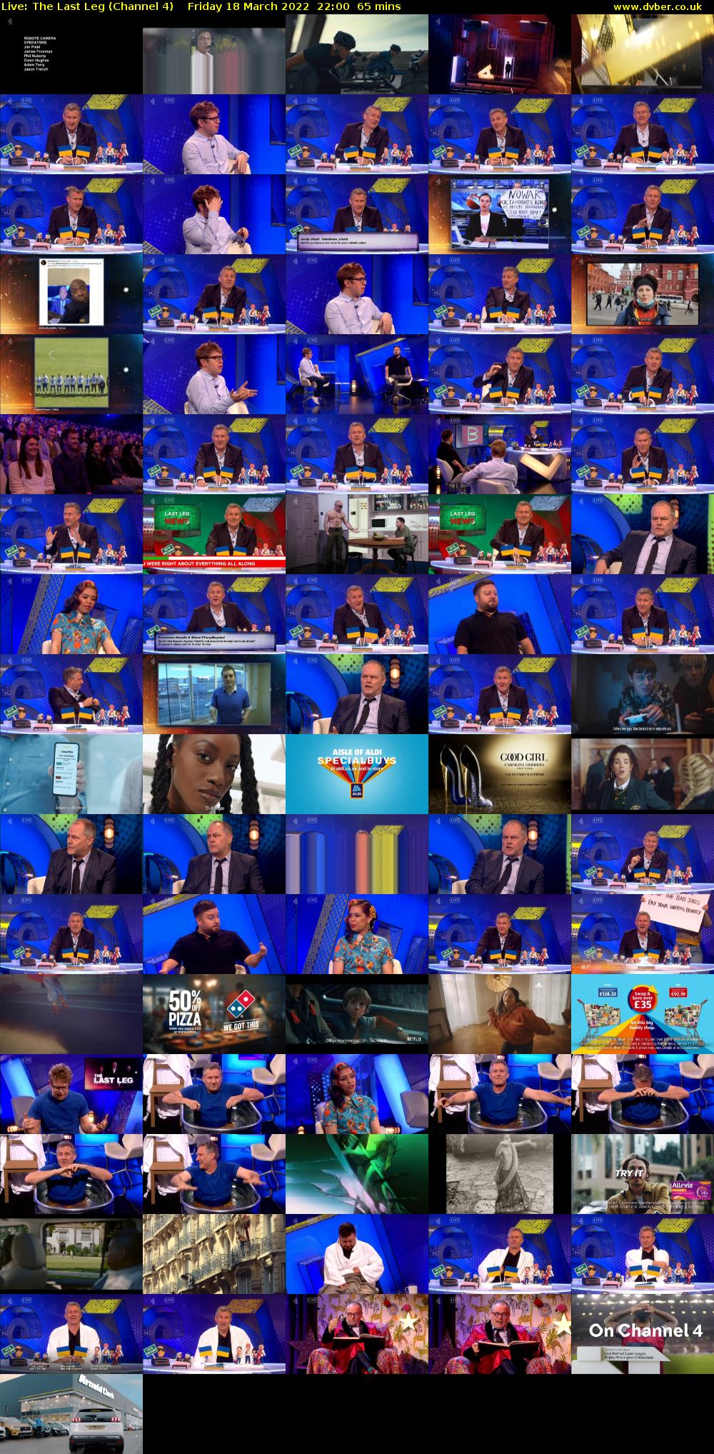 Live: The Last Leg (Channel 4) Friday 18 March 2022 22:00 - 23:05