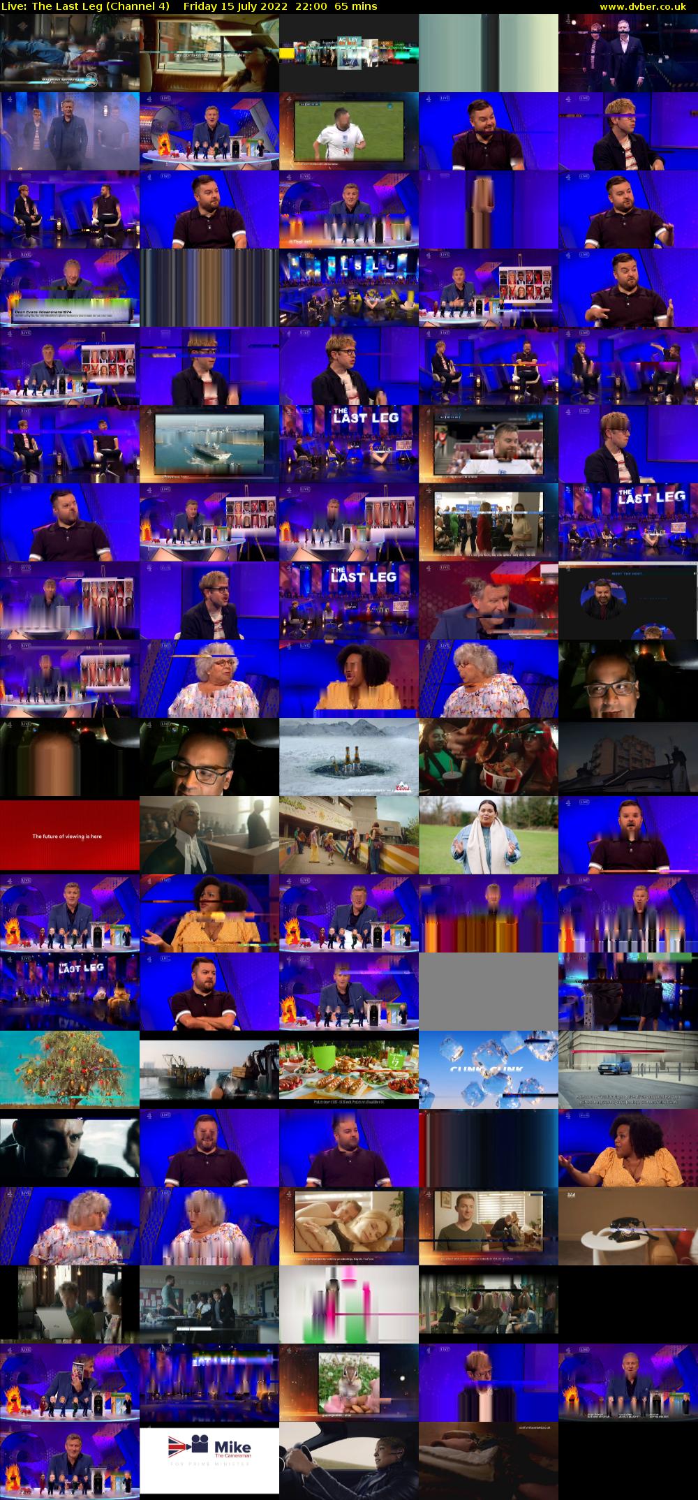 Live: The Last Leg (Channel 4) Friday 15 July 2022 22:00 - 23:05