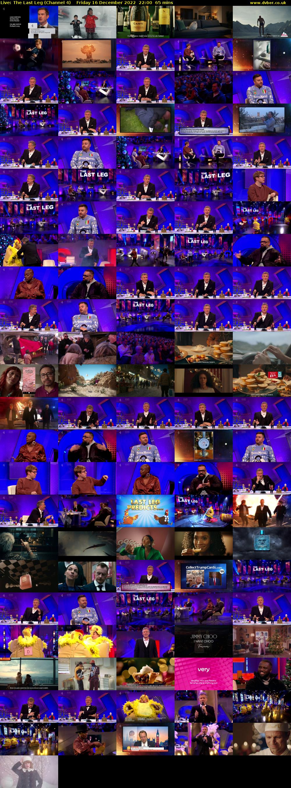 Live: The Last Leg (Channel 4) Friday 16 December 2022 22:00 - 23:05
