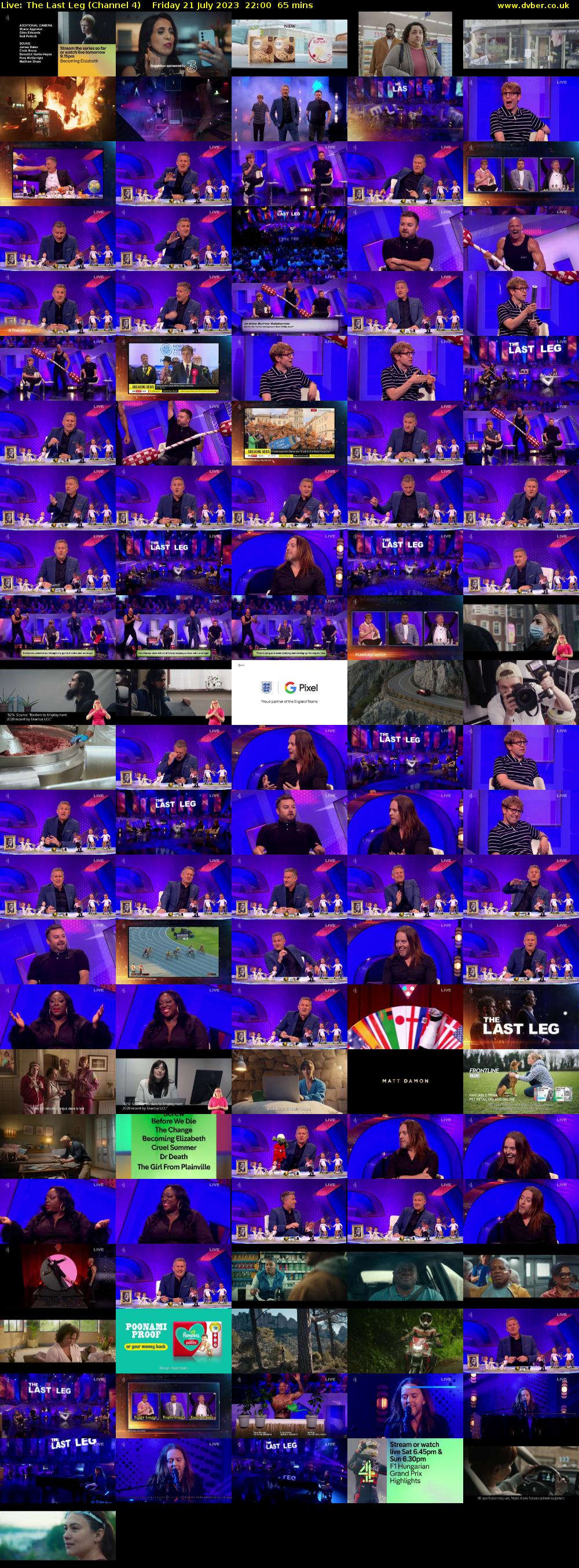 Live: The Last Leg (Channel 4) Friday 21 July 2023 22:00 - 23:05