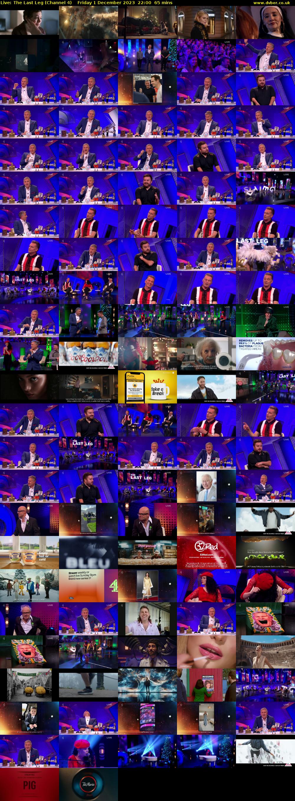 Live: The Last Leg (Channel 4) Friday 1 December 2023 22:00 - 23:05