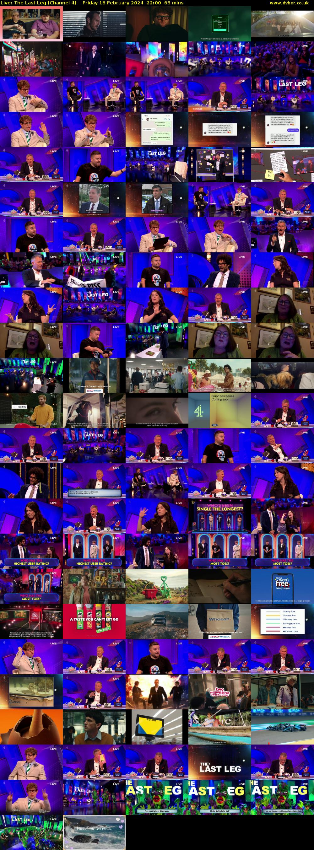 Live: The Last Leg (Channel 4) Friday 16 February 2024 22:00 - 23:05