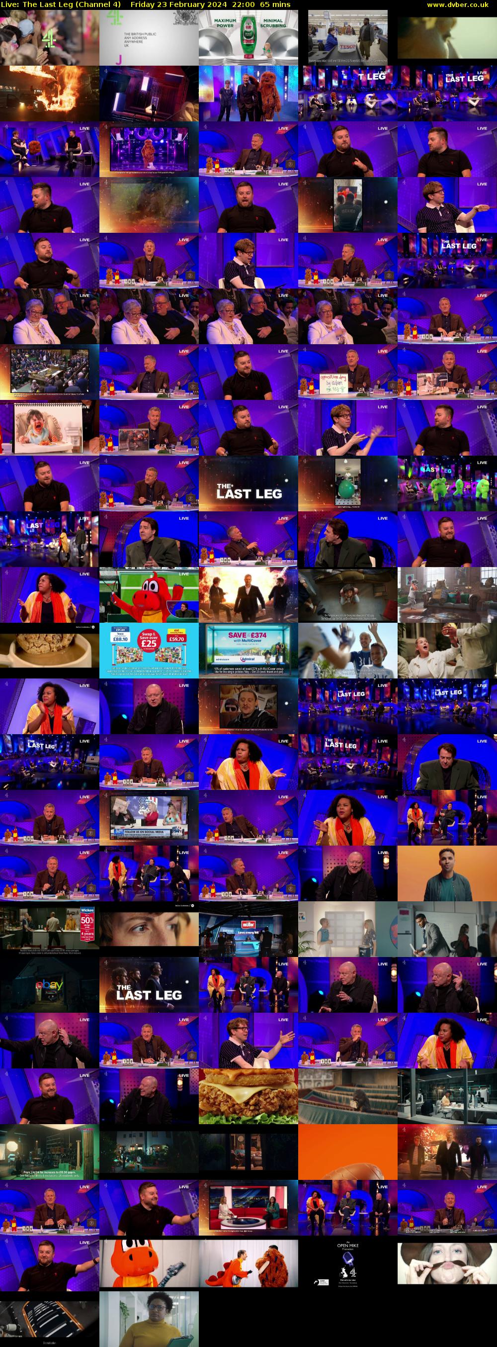 Live: The Last Leg (Channel 4) Friday 23 February 2024 22:00 - 23:05
