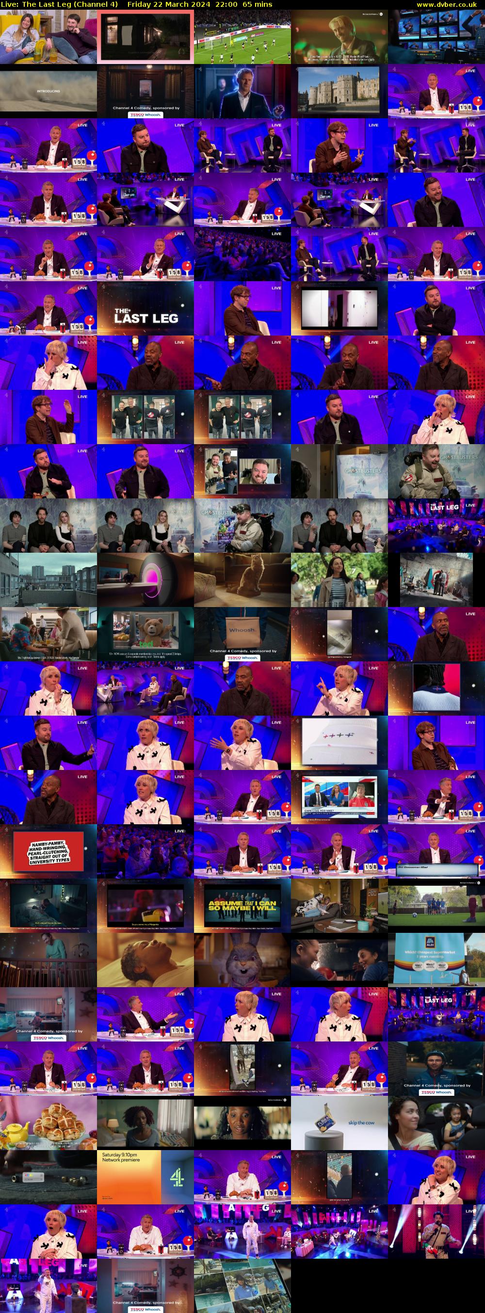 Live: The Last Leg (Channel 4) Friday 22 March 2024 22:00 - 23:05