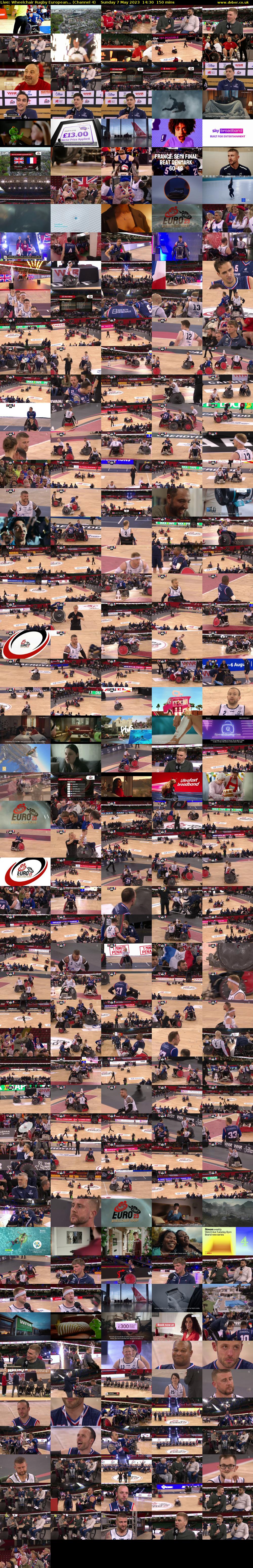 Live: Wheelchair Rugby European... (Channel 4) Sunday 7 May 2023 14:30 - 17:00