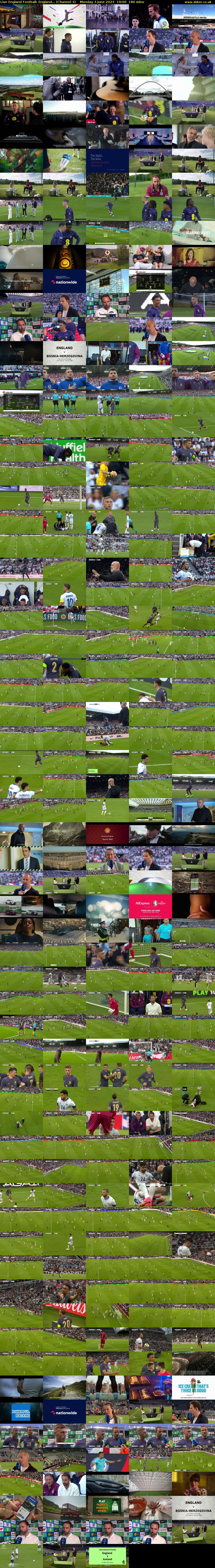 Live England Football: England... (Channel 4) Monday 3 June 2024 19:00 - 22:00