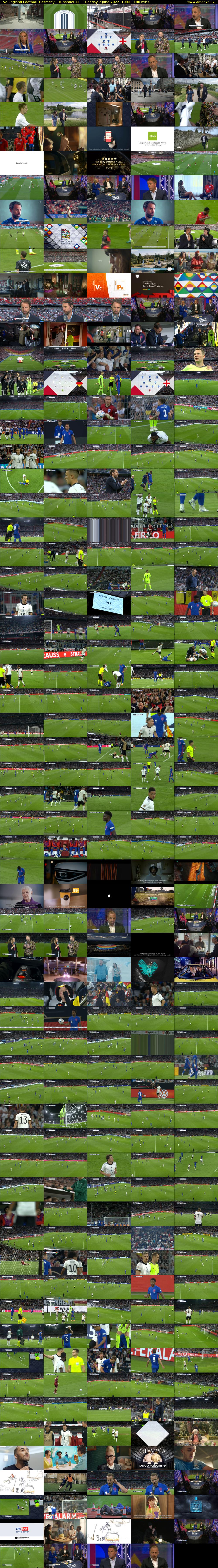 Live England Football: Germany... (Channel 4) Tuesday 7 June 2022 19:00 - 22:00
