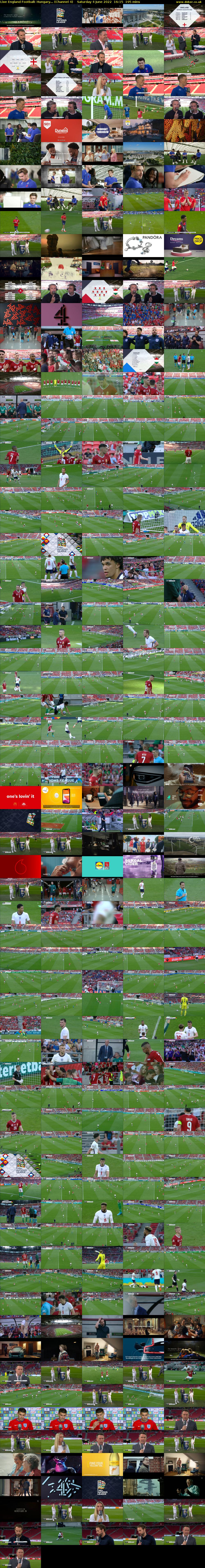 Live England Football: Hungary... (Channel 4) Saturday 4 June 2022 16:15 - 19:30