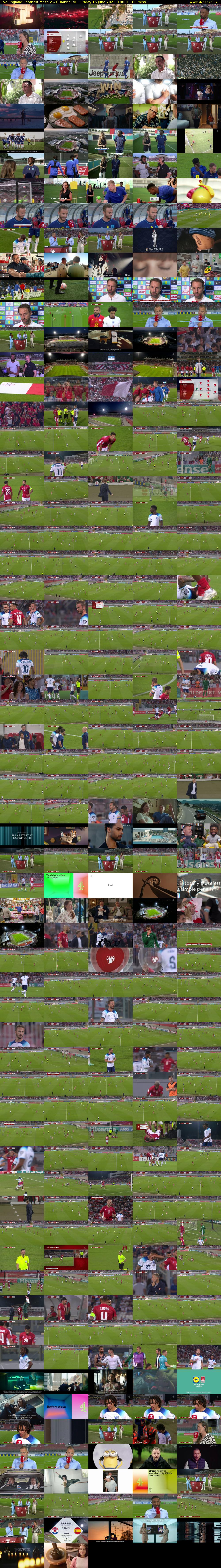 Live England Football: Malta v... (Channel 4) Friday 16 June 2023 19:00 - 22:00