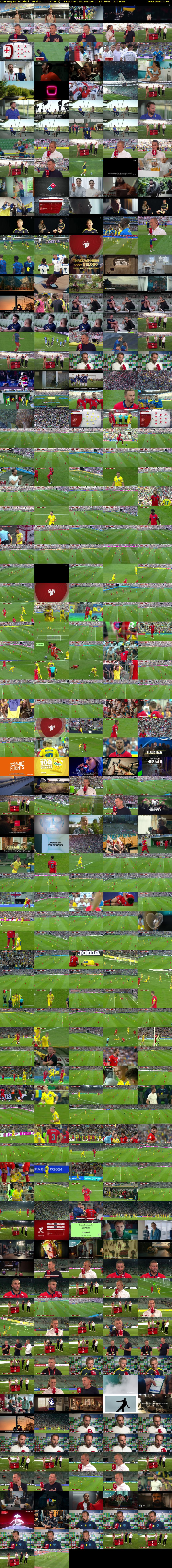 Live England Football: Ukraine... (Channel 4) Saturday 9 September 2023 16:00 - 19:45