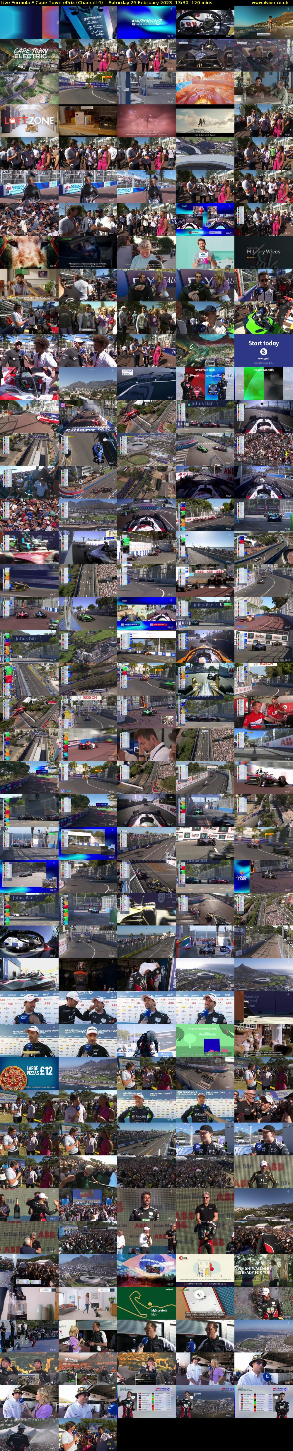 Live Formula E Cape Town ePrix (Channel 4) Saturday 25 February 2023 13:30 - 15:30