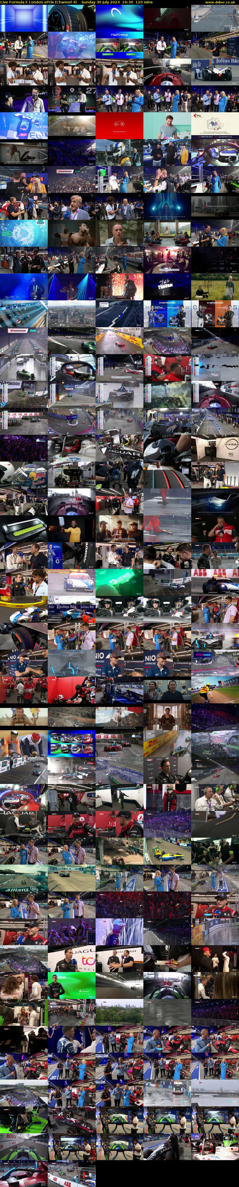 Live Formula E London ePrix (Channel 4) Sunday 30 July 2023 16:30 - 18:30