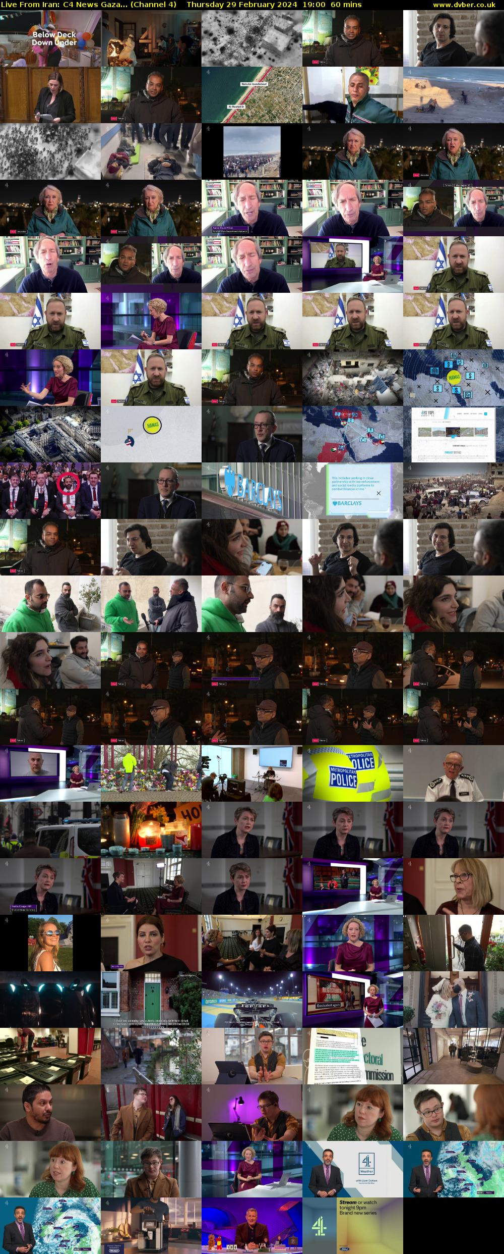Live From Iran: C4 News Gaza... (Channel 4) Thursday 29 February 2024 19:00 - 20:00