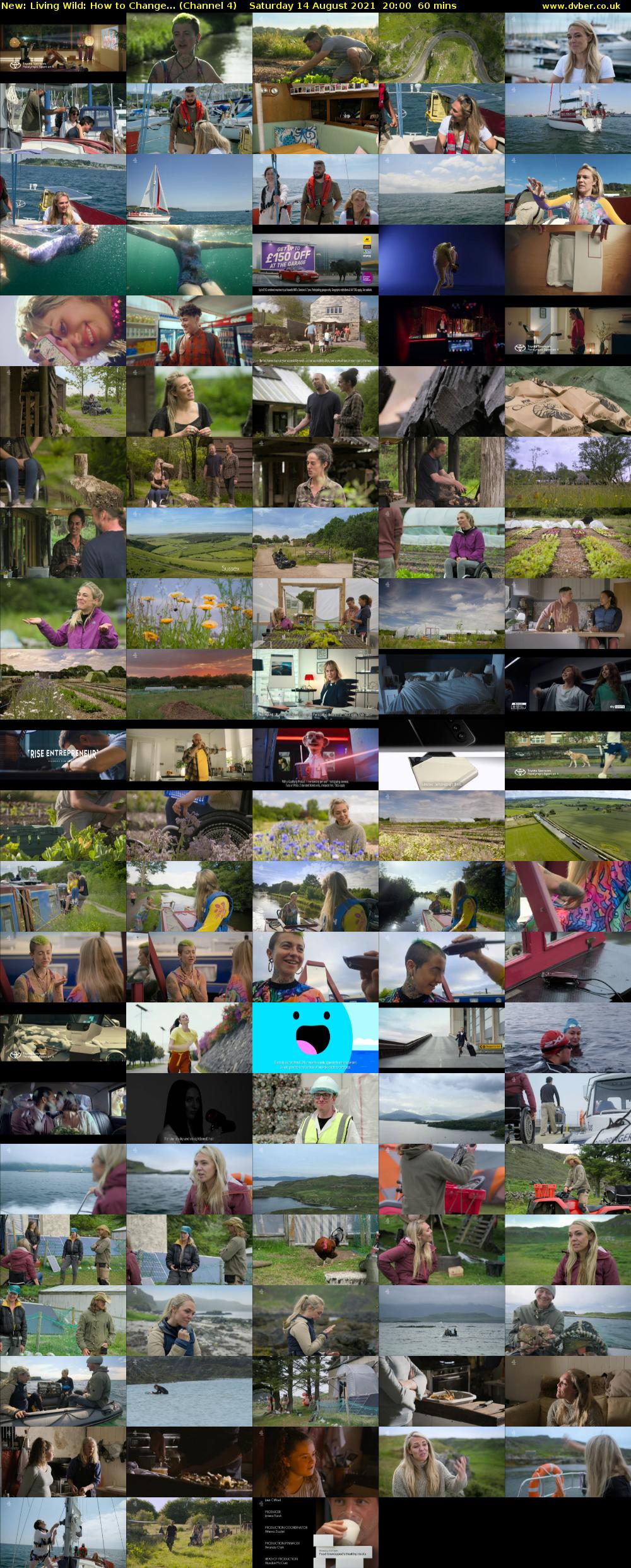 Living Wild: How to Change... (Channel 4) Saturday 14 August 2021 20:00 - 21:00