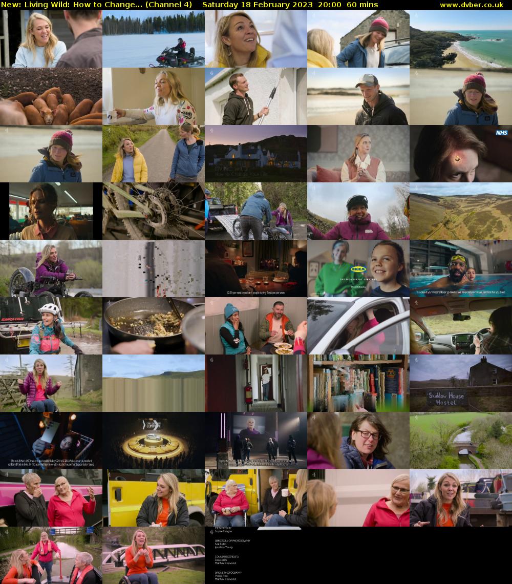 Living Wild: How to Change... (Channel 4) Saturday 18 February 2023 20:00 - 21:00