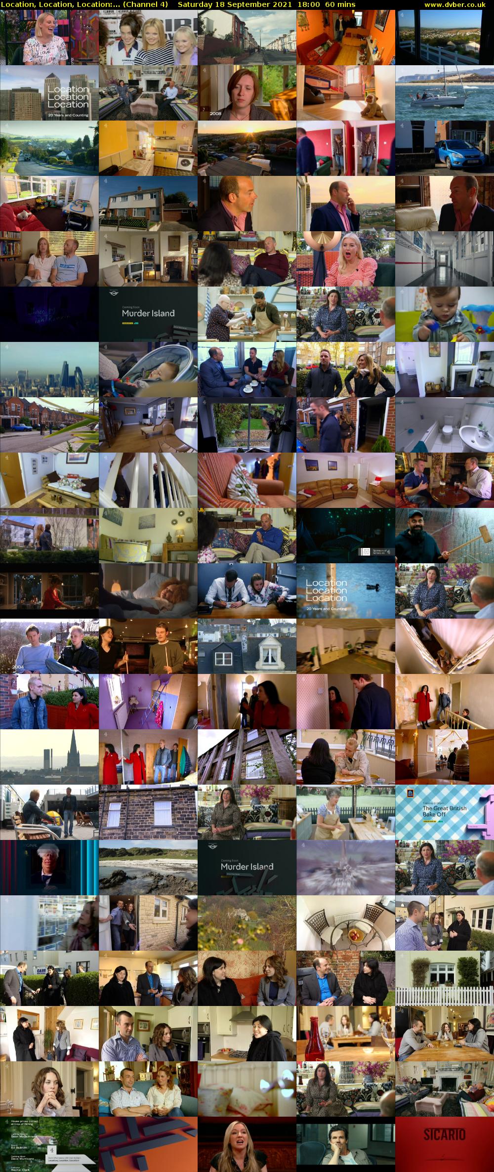 Location, Location, Location:... (Channel 4) Saturday 18 September 2021 18:00 - 19:00