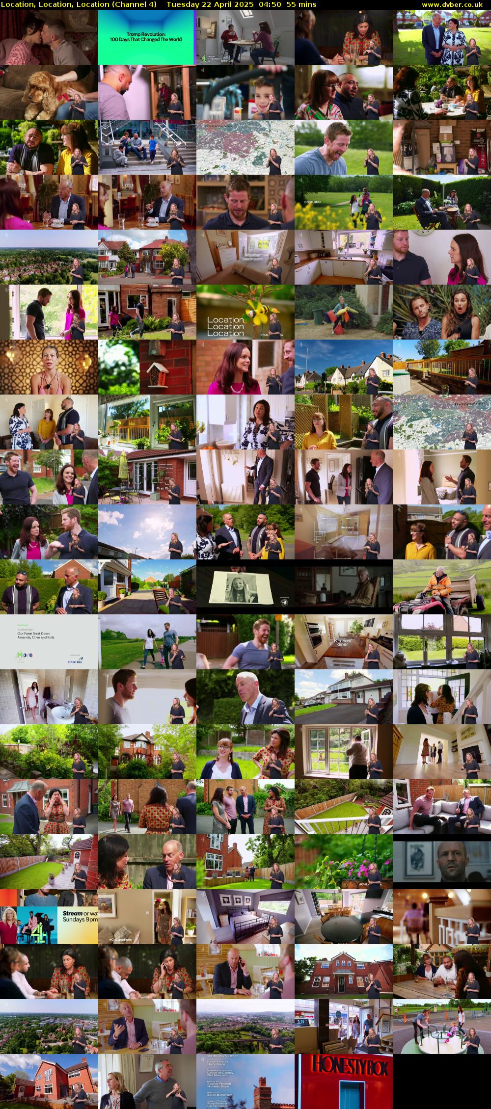 Location, Location, Location (Channel 4) Tuesday 22 April 2025 04:50 - 05:45