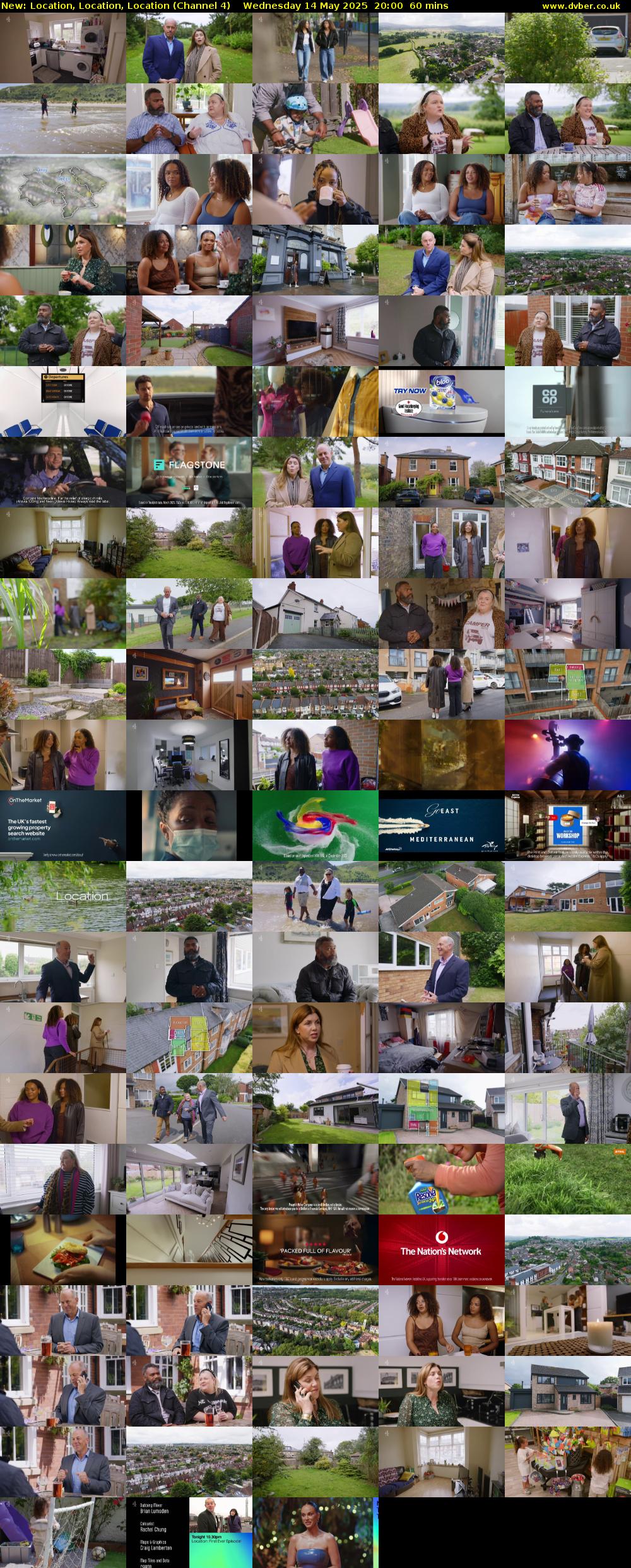 Location, Location, Location (Channel 4) Wednesday 14 May 2025 20:00 - 21:00