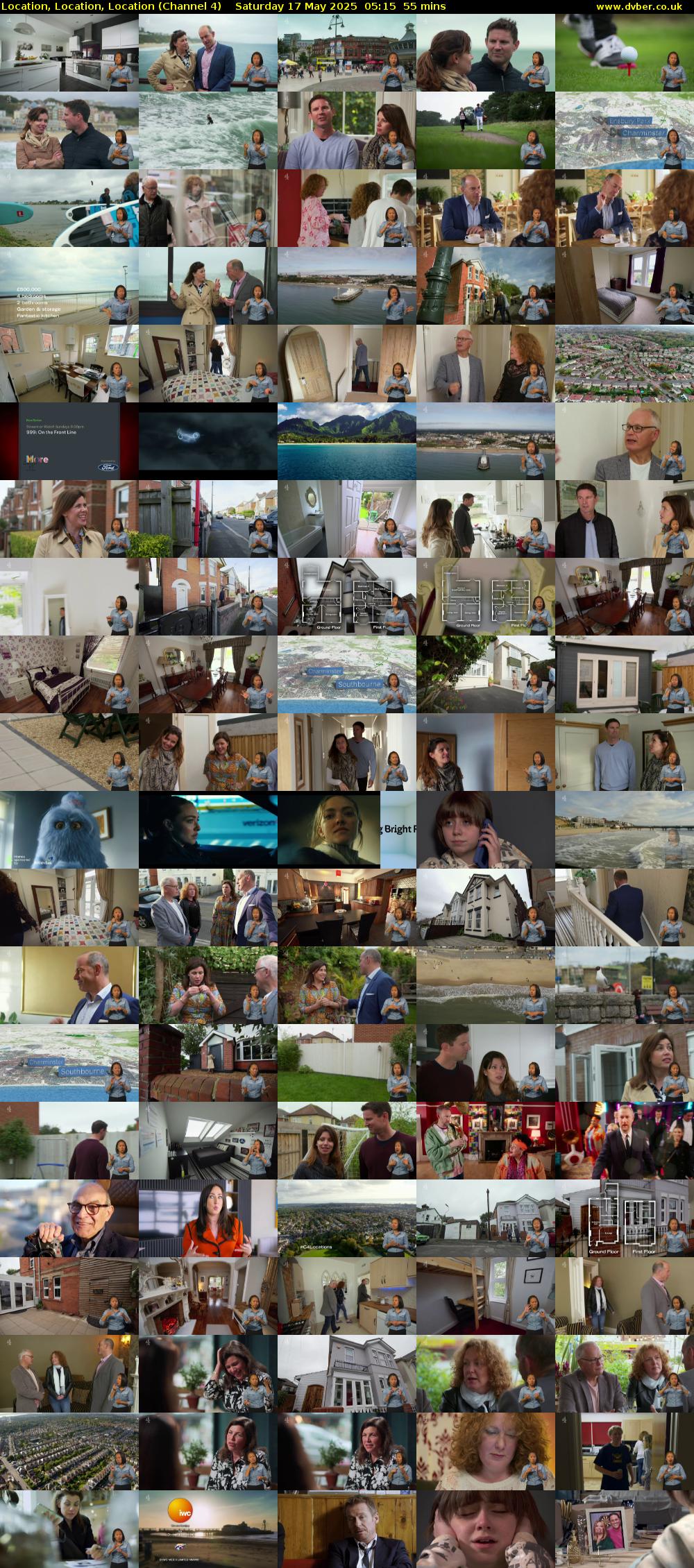 Location, Location, Location (Channel 4) Saturday 17 May 2025 05:15 - 06:10