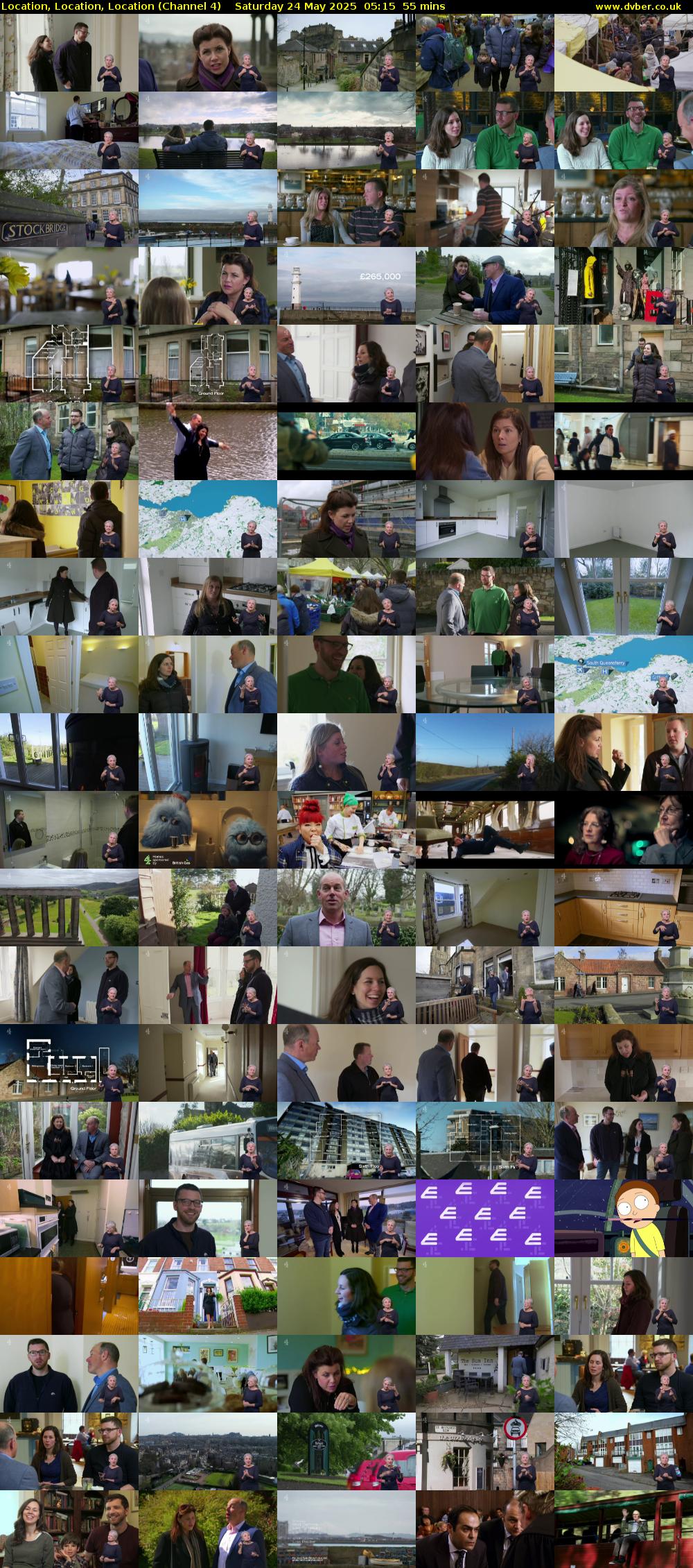 Location, Location, Location (Channel 4) Saturday 24 May 2025 05:15 - 06:10