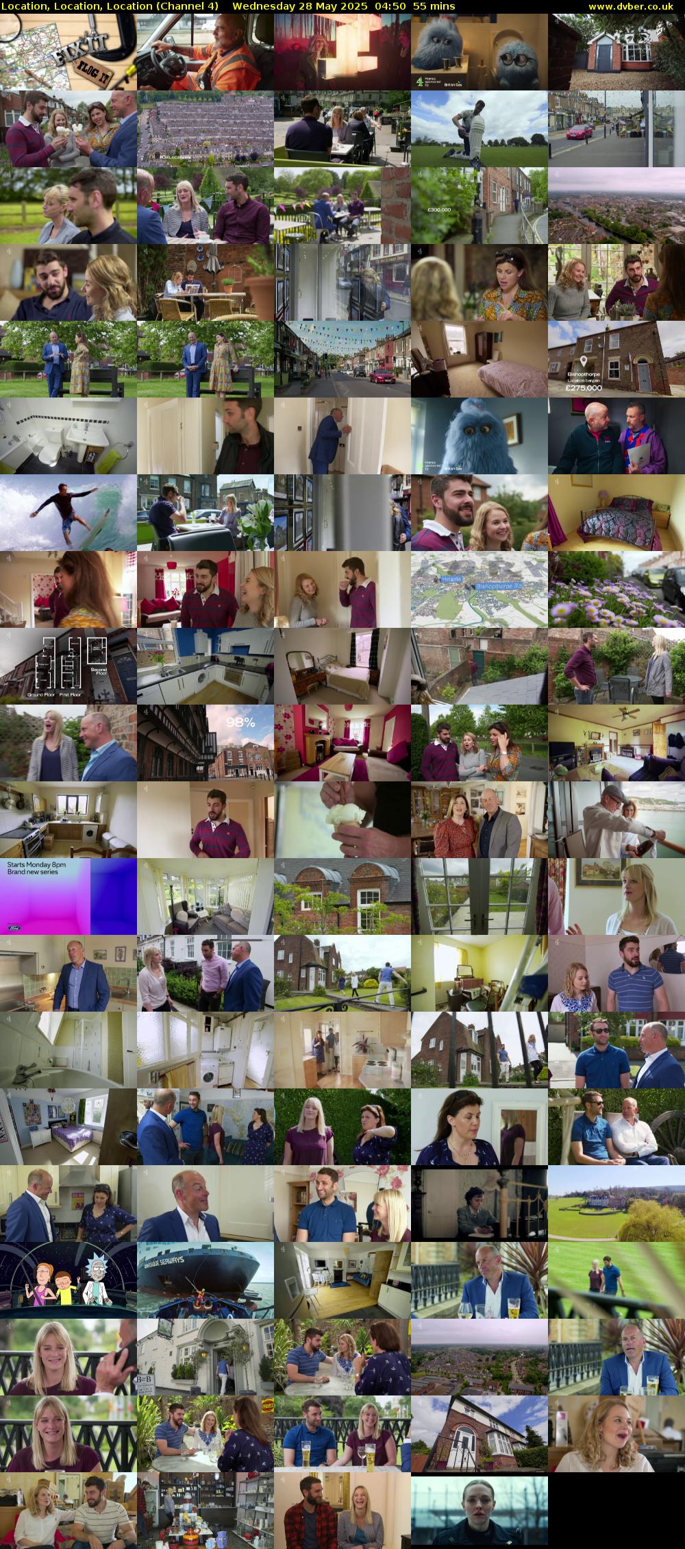 Location, Location, Location (Channel 4) Wednesday 28 May 2025 04:50 - 05:45