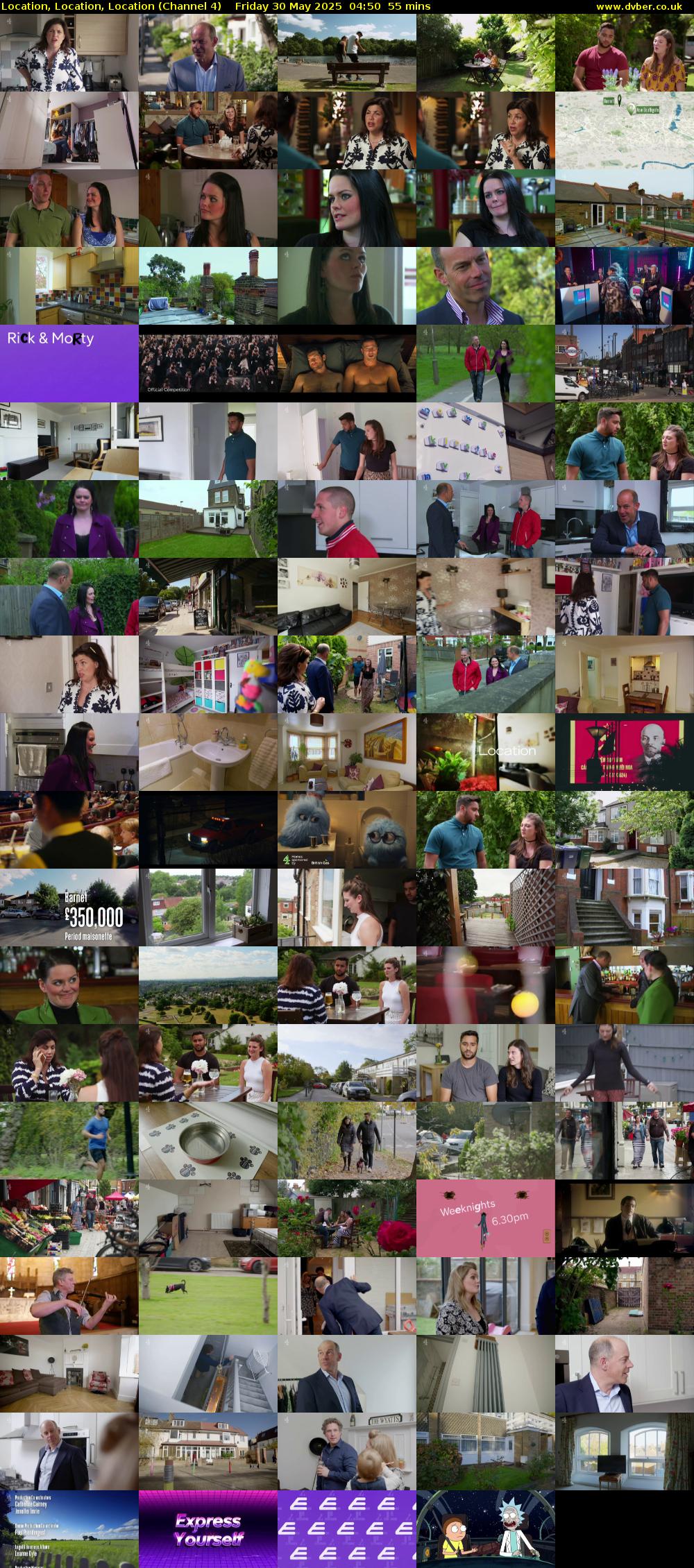Location, Location, Location (Channel 4) Friday 30 May 2025 04:50 - 05:45