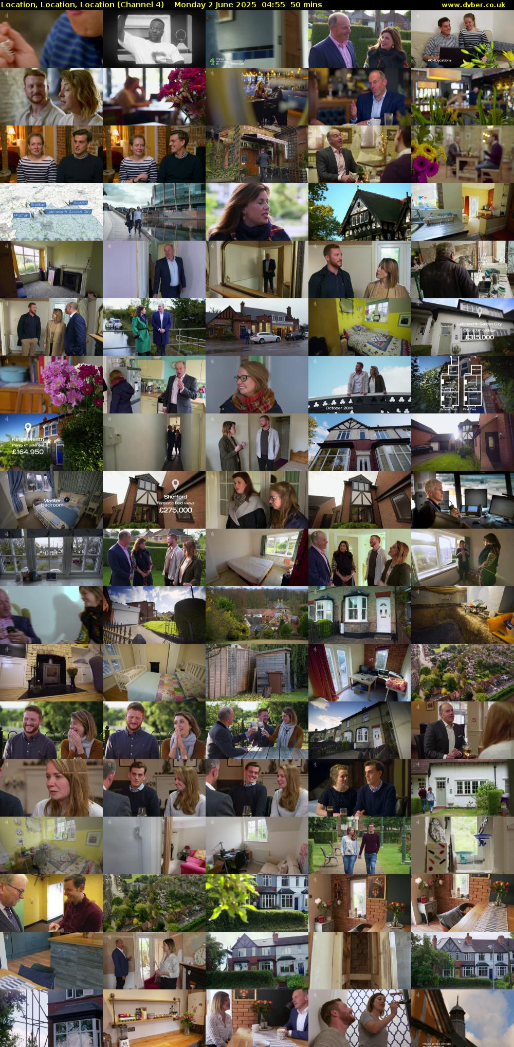 Location, Location, Location (Channel 4) Monday 2 June 2025 04:55 - 05:45