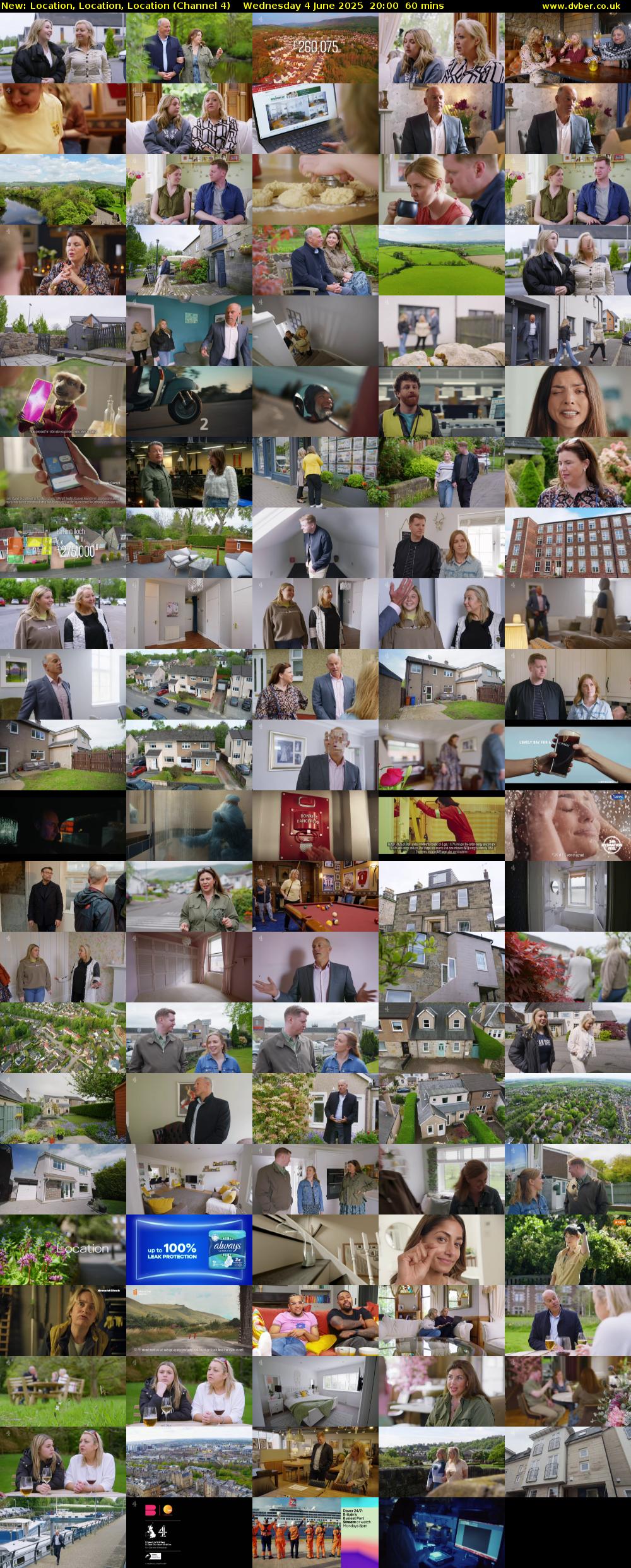 Location, Location, Location (Channel 4) Wednesday 4 June 2025 20:00 - 21:00