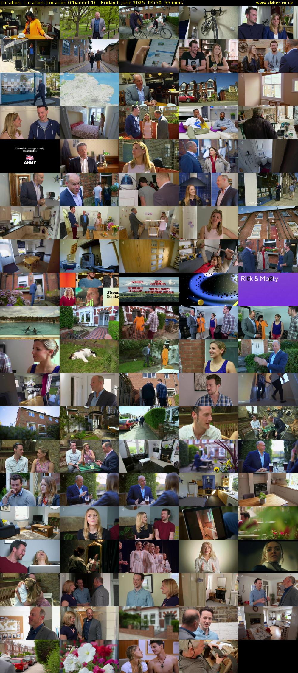 Location, Location, Location (Channel 4) Friday 6 June 2025 04:50 - 05:45