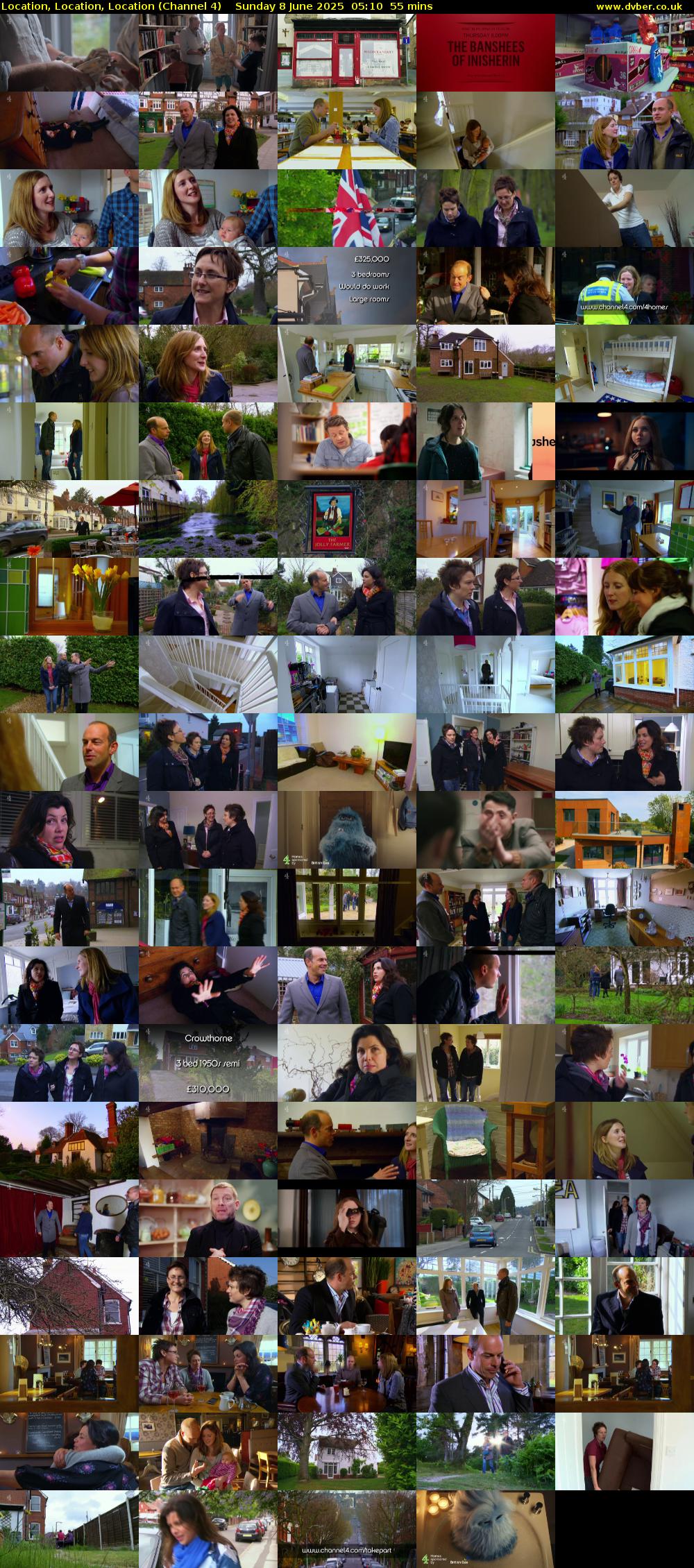 Location, Location, Location (Channel 4) Sunday 8 June 2025 05:10 - 06:05