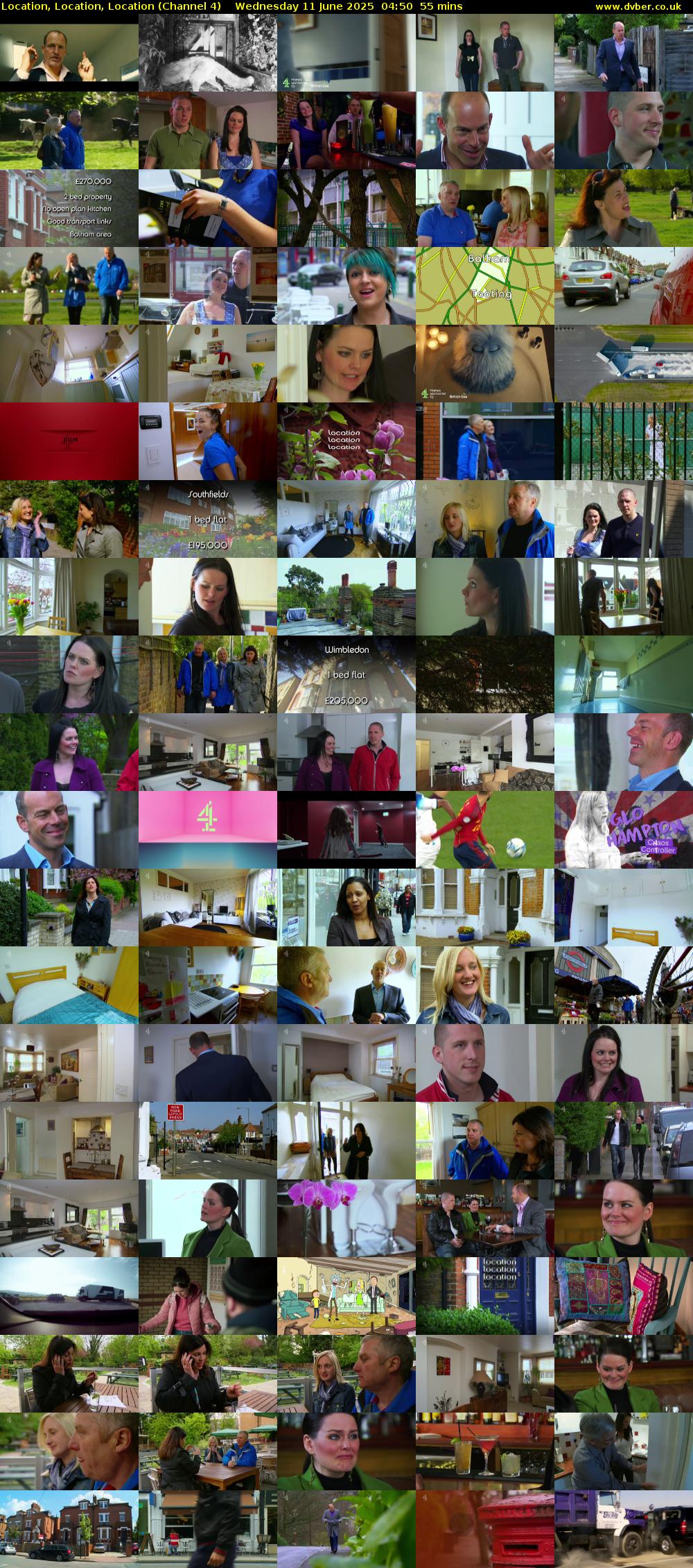 Location, Location, Location (Channel 4) Wednesday 11 June 2025 04:50 - 05:45