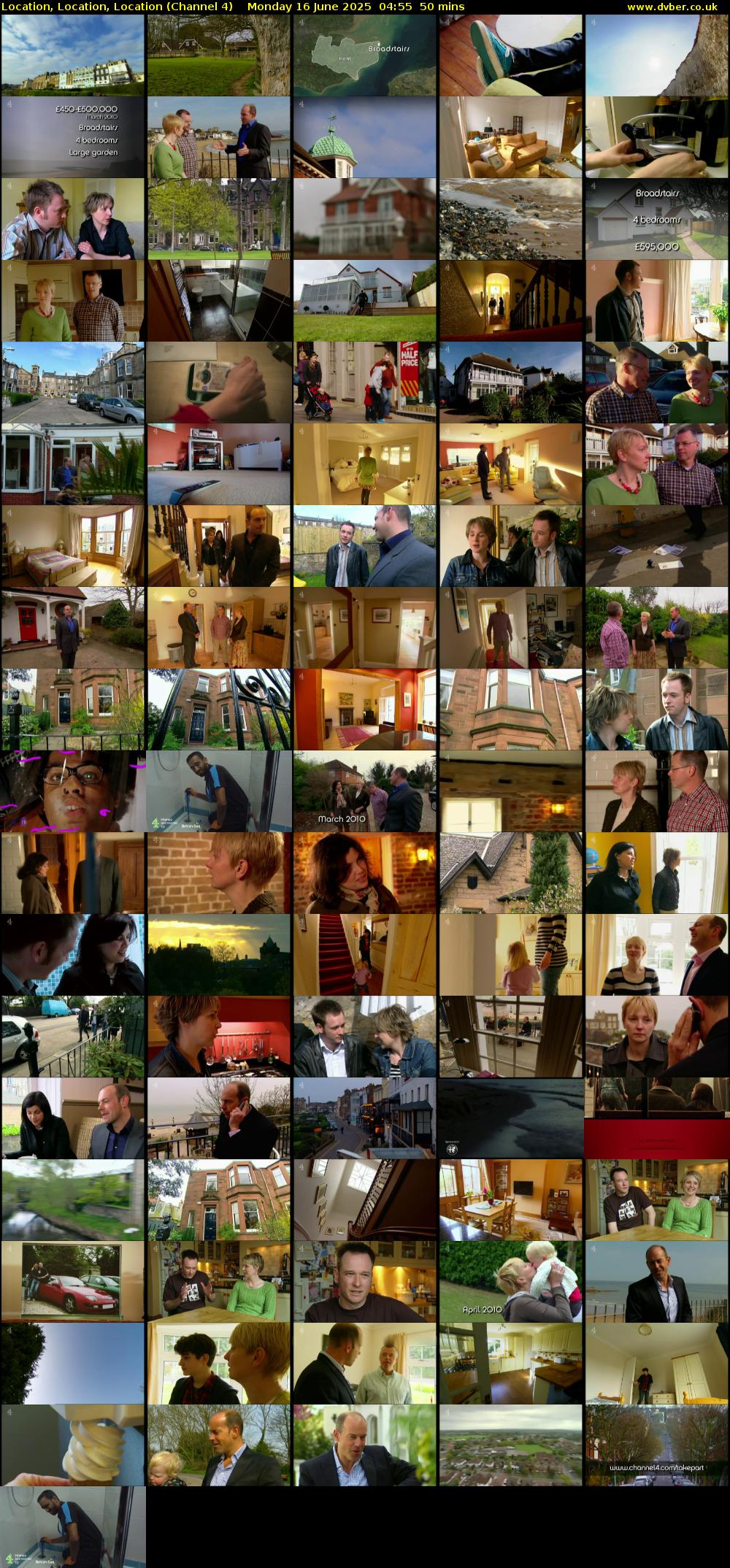 Location, Location, Location (Channel 4) Monday 16 June 2025 04:55 - 05:45