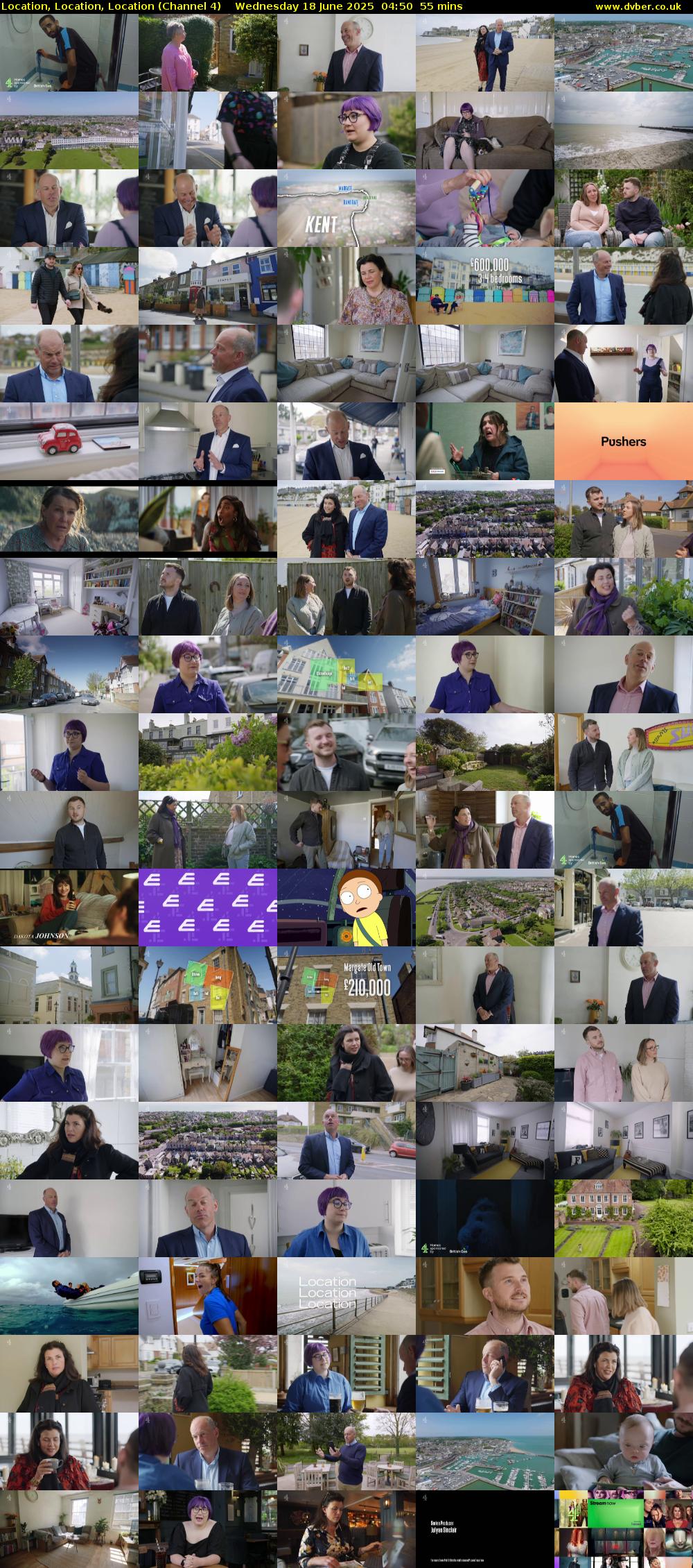 Location, Location, Location (Channel 4) Wednesday 18 June 2025 04:50 - 05:45