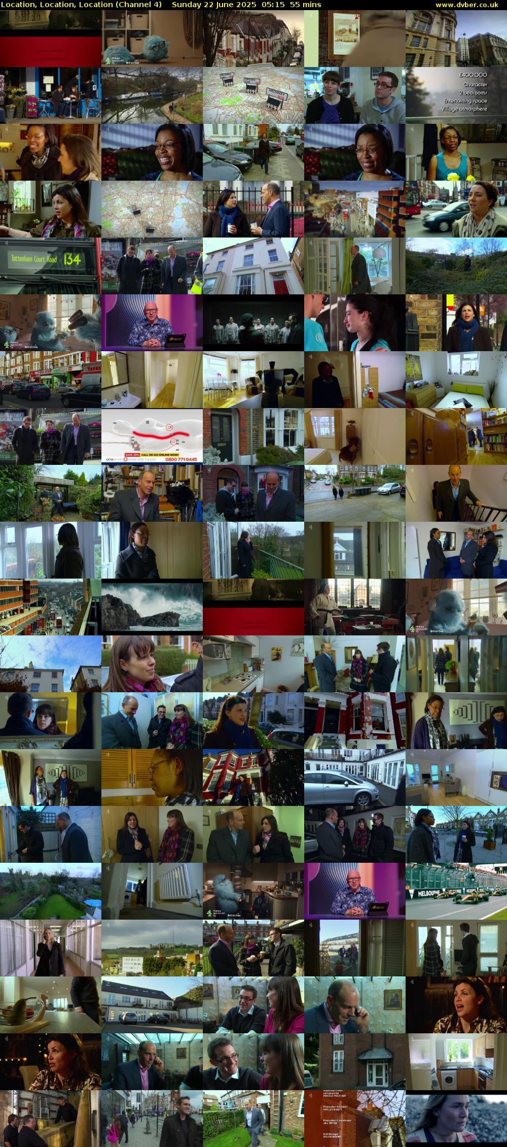 Location, Location, Location (Channel 4) Sunday 22 June 2025 05:15 - 06:10