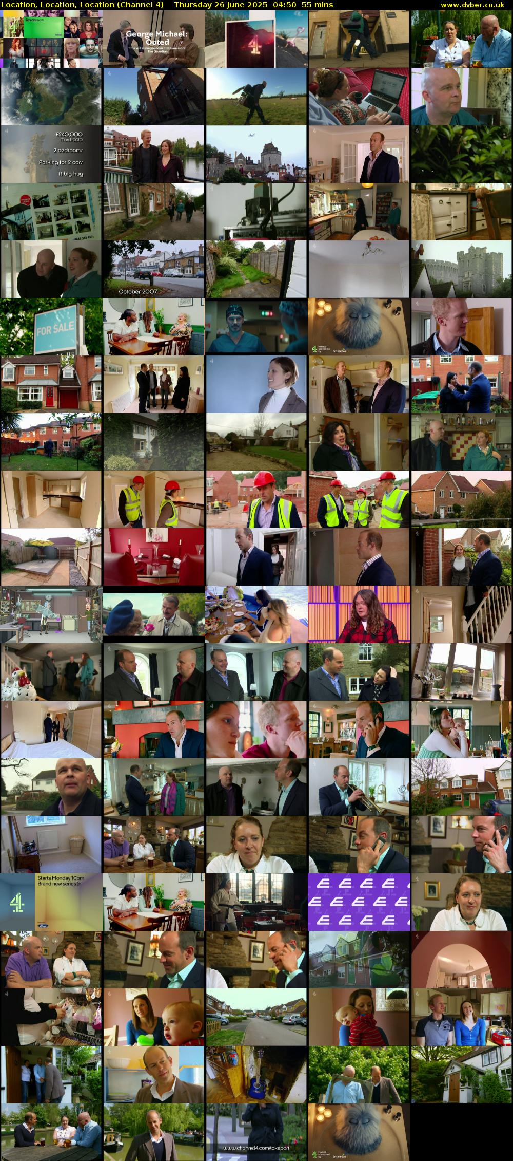 Location, Location, Location (Channel 4) Thursday 26 June 2025 04:50 - 05:45