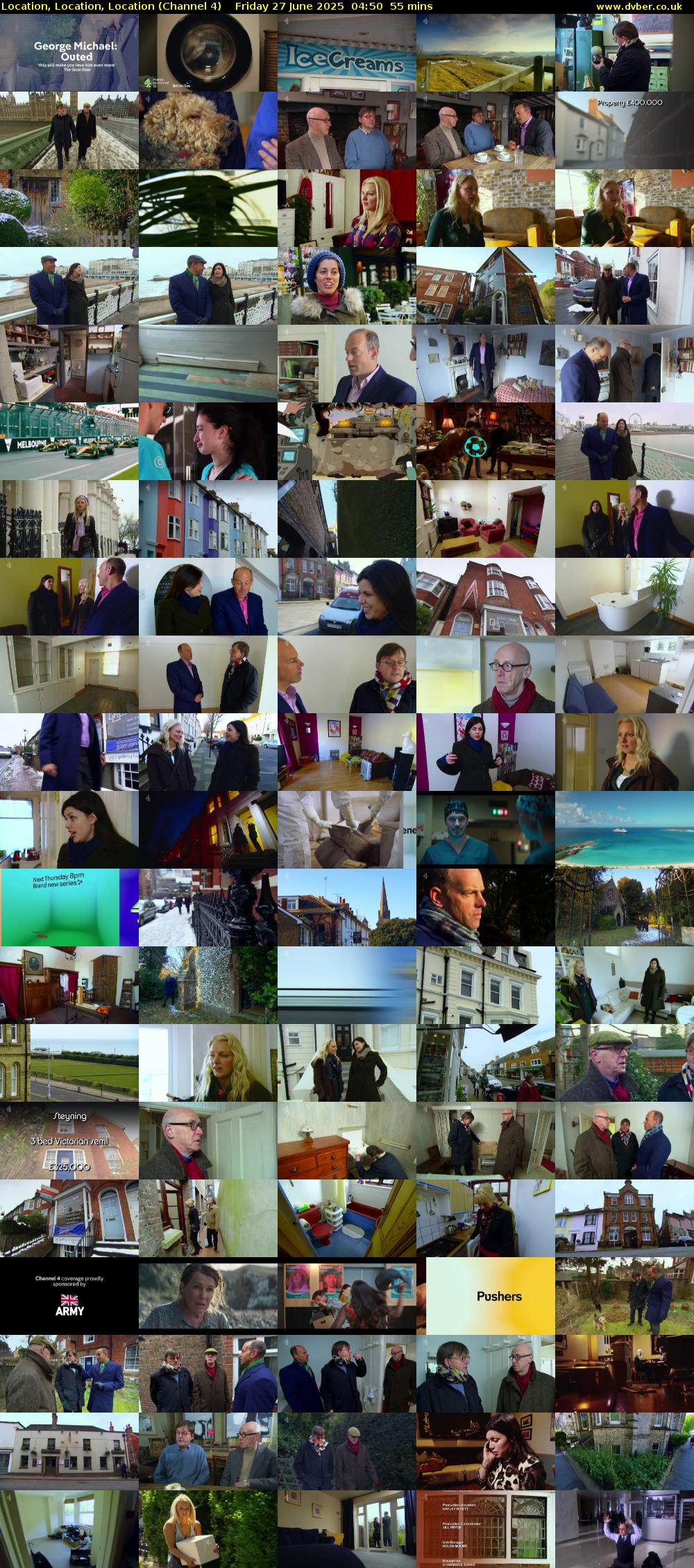 Location, Location, Location (Channel 4) Friday 27 June 2025 04:50 - 05:45