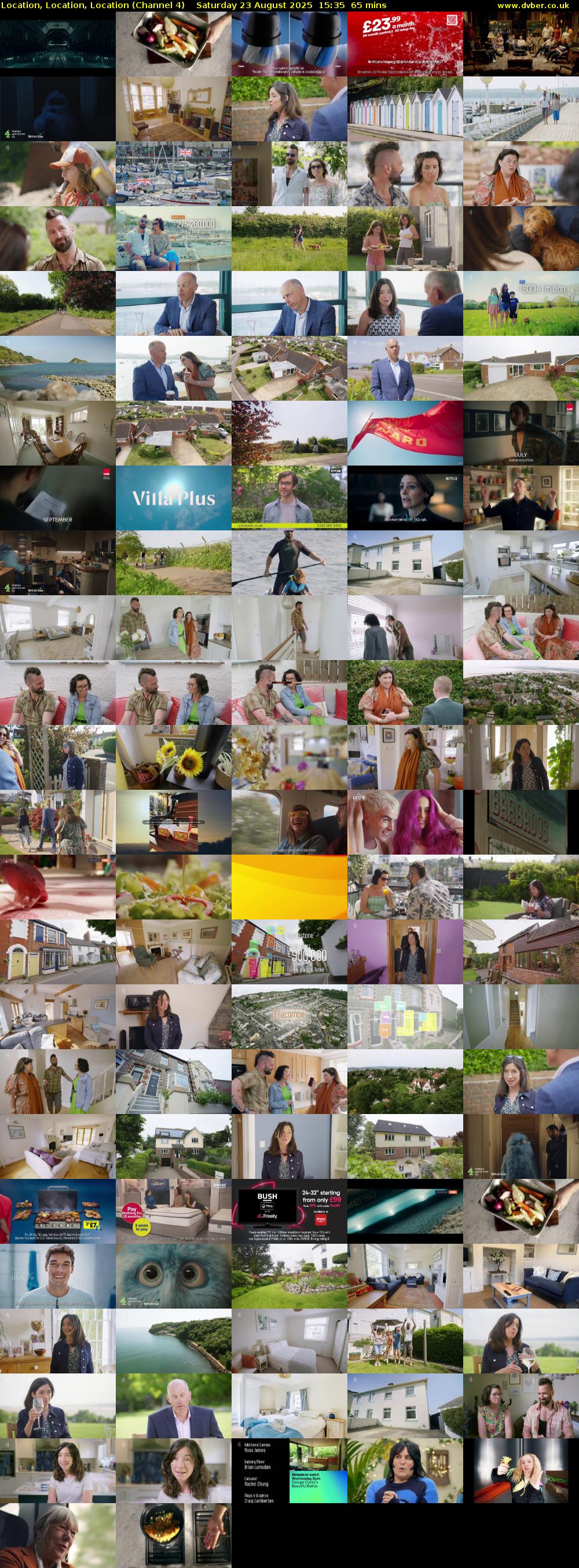 Location, Location, Location (Channel 4) Saturday 23 August 2025 15:35 - 16:40