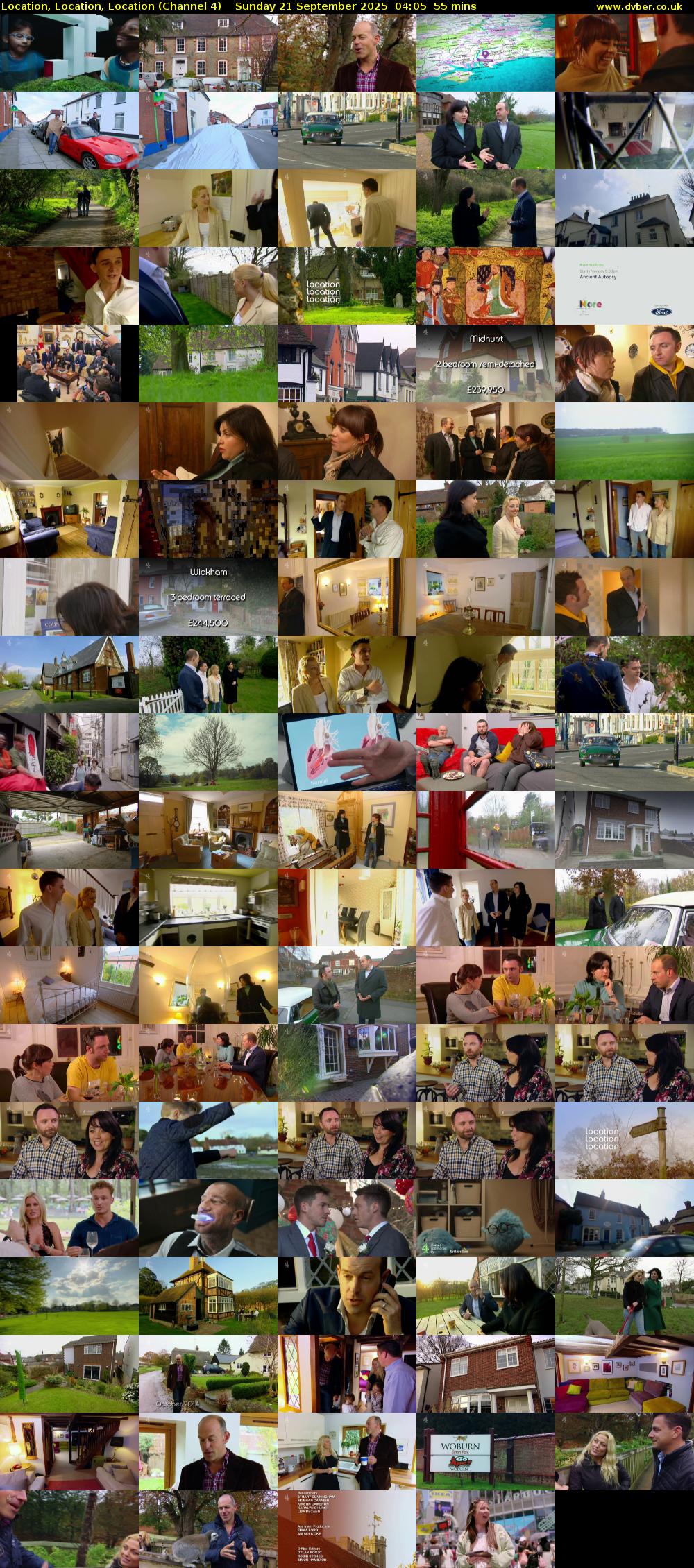 Location, Location, Location (Channel 4) Sunday 21 September 2025 04:05 - 05:00