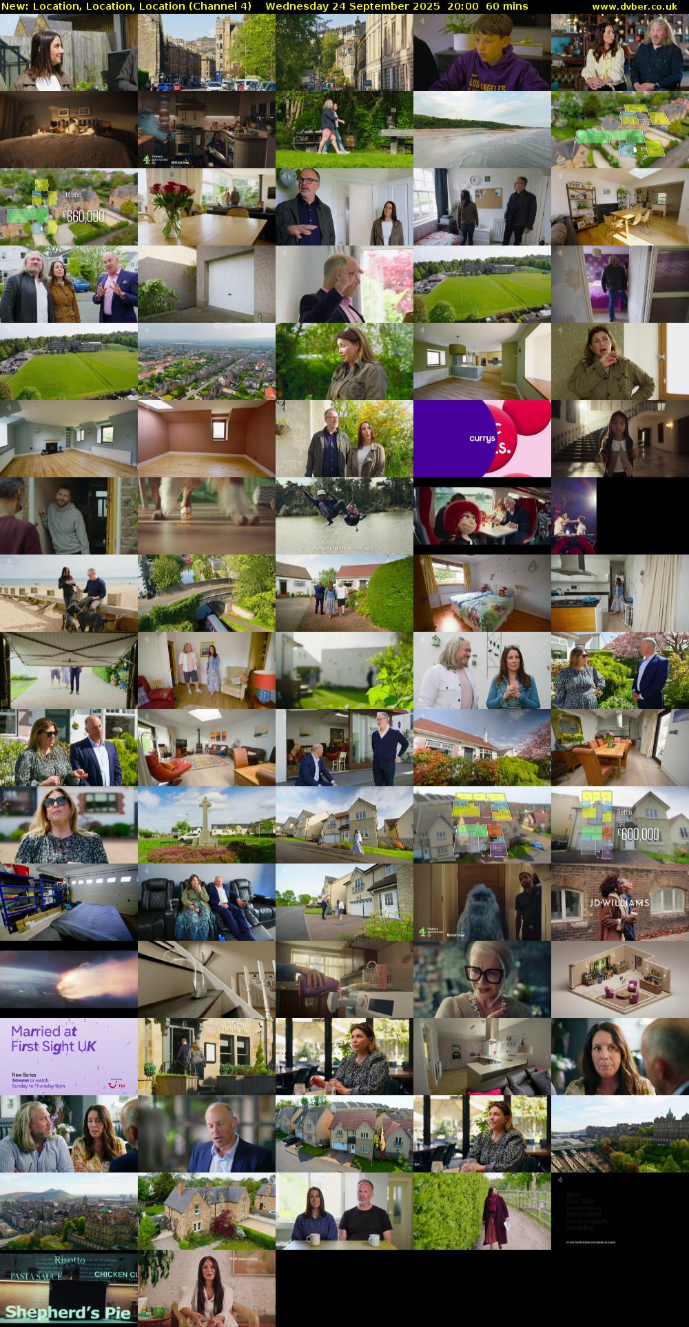 Location, Location, Location (Channel 4) Wednesday 24 September 2025 20:00 - 21:00