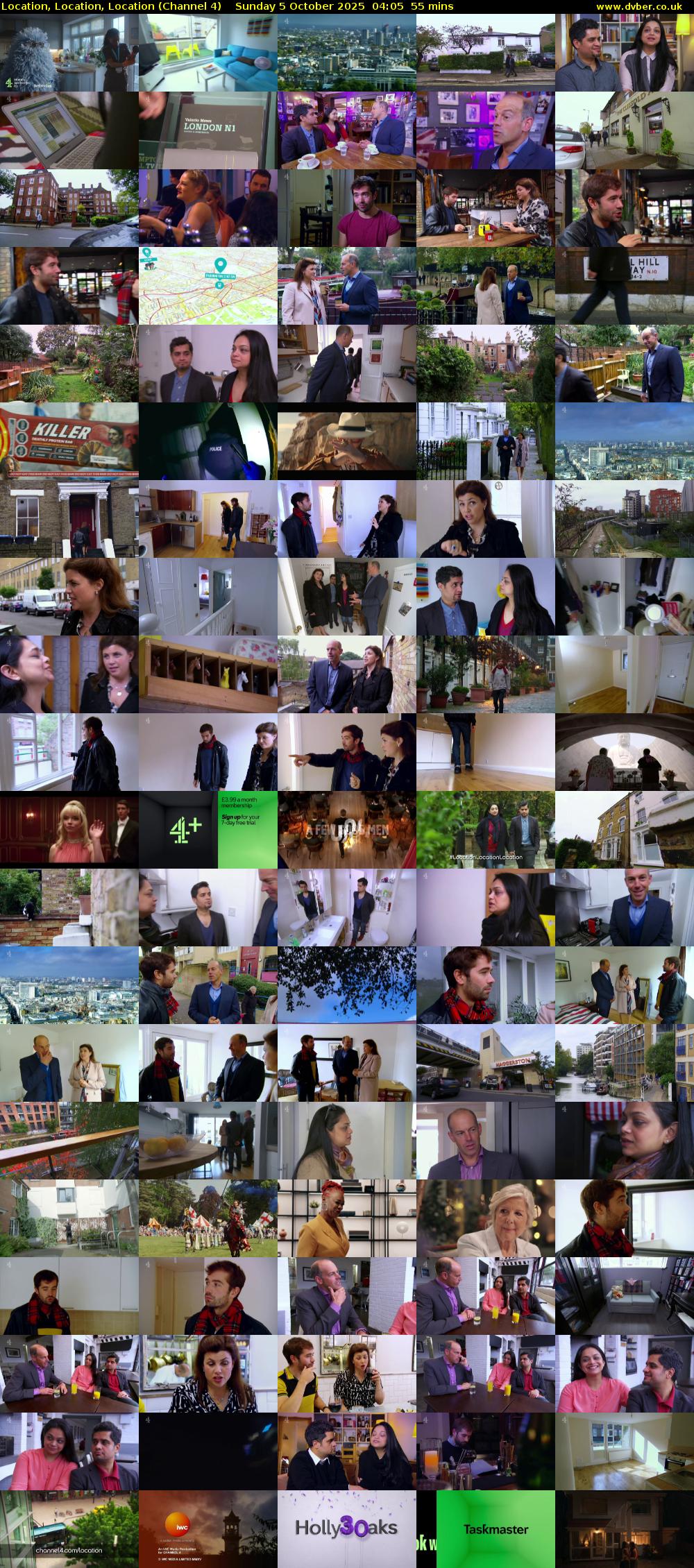 Location, Location, Location (Channel 4) Sunday 5 October 2025 04:05 - 05:00