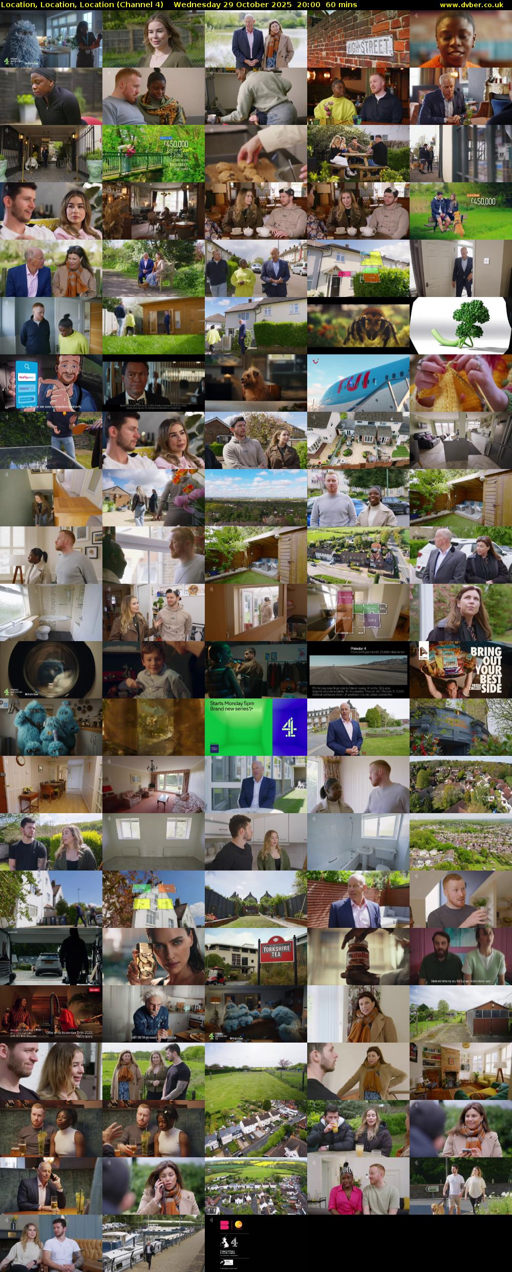 Location, Location, Location (Channel 4) Wednesday 29 October 2025 20:00 - 21:00