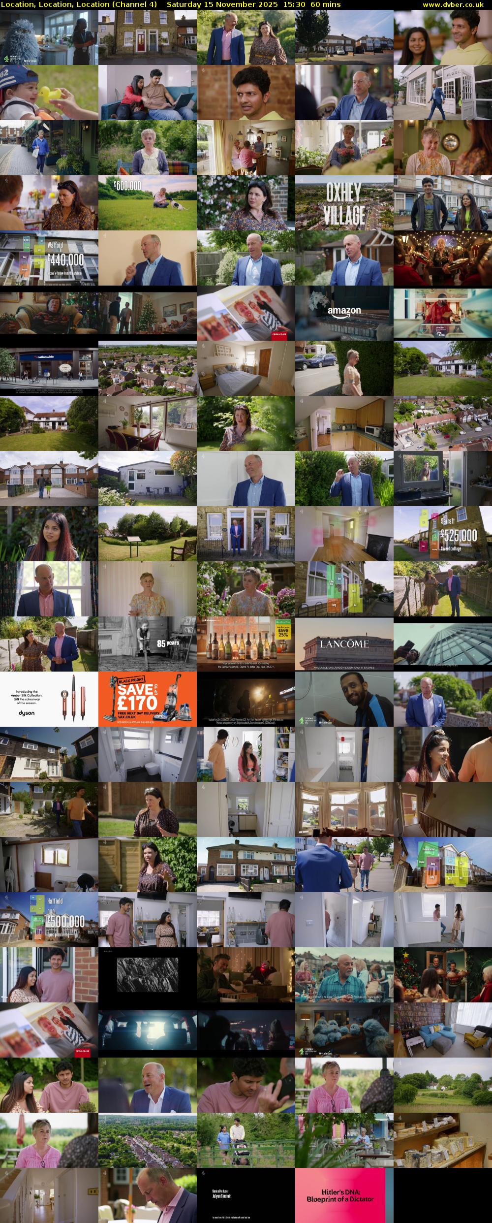 Location, Location, Location (Channel 4) Saturday 15 November 2025 15:30 - 16:30