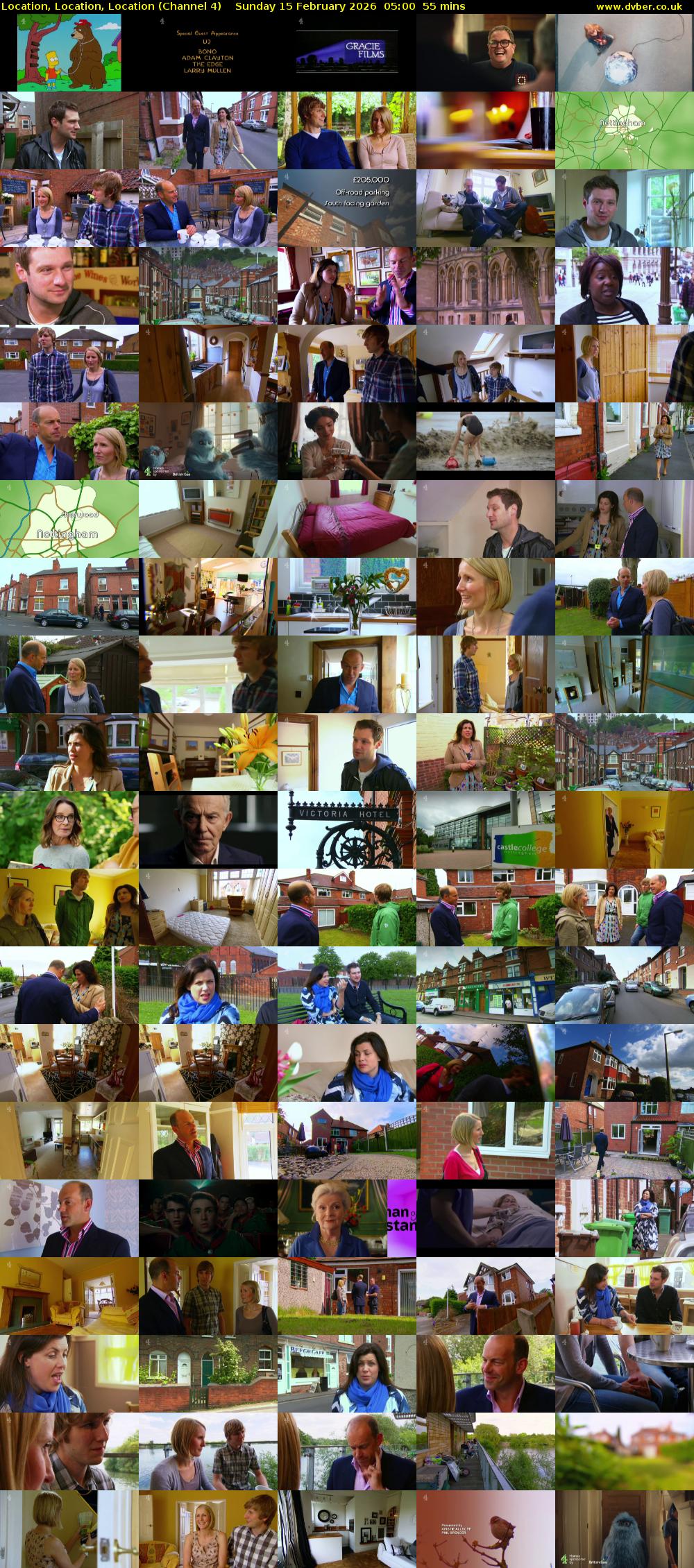 Location, Location, Location (Channel 4) Sunday 15 February 2026 05:00 - 05:55
