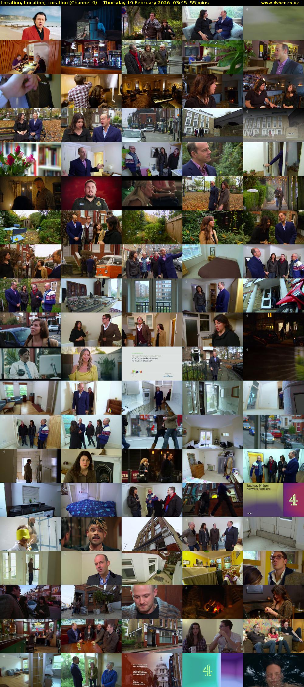 Location, Location, Location (Channel 4) Thursday 19 February 2026 03:45 - 04:40