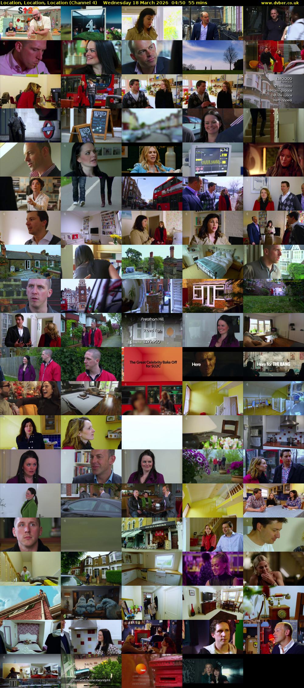 Location, Location, Location (Channel 4) Wednesday 18 March 2026 04:50 - 05:45