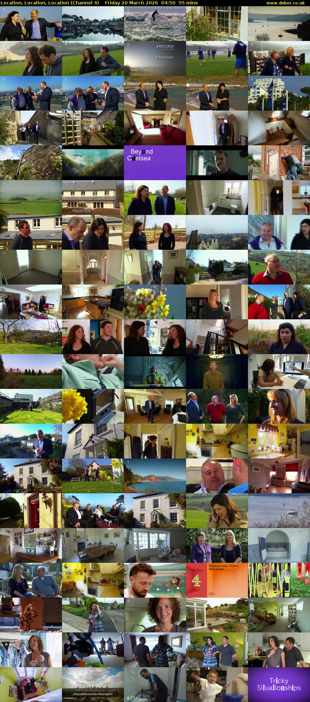 Location, Location, Location (Channel 4) Friday 20 March 2026 04:50 - 05:45