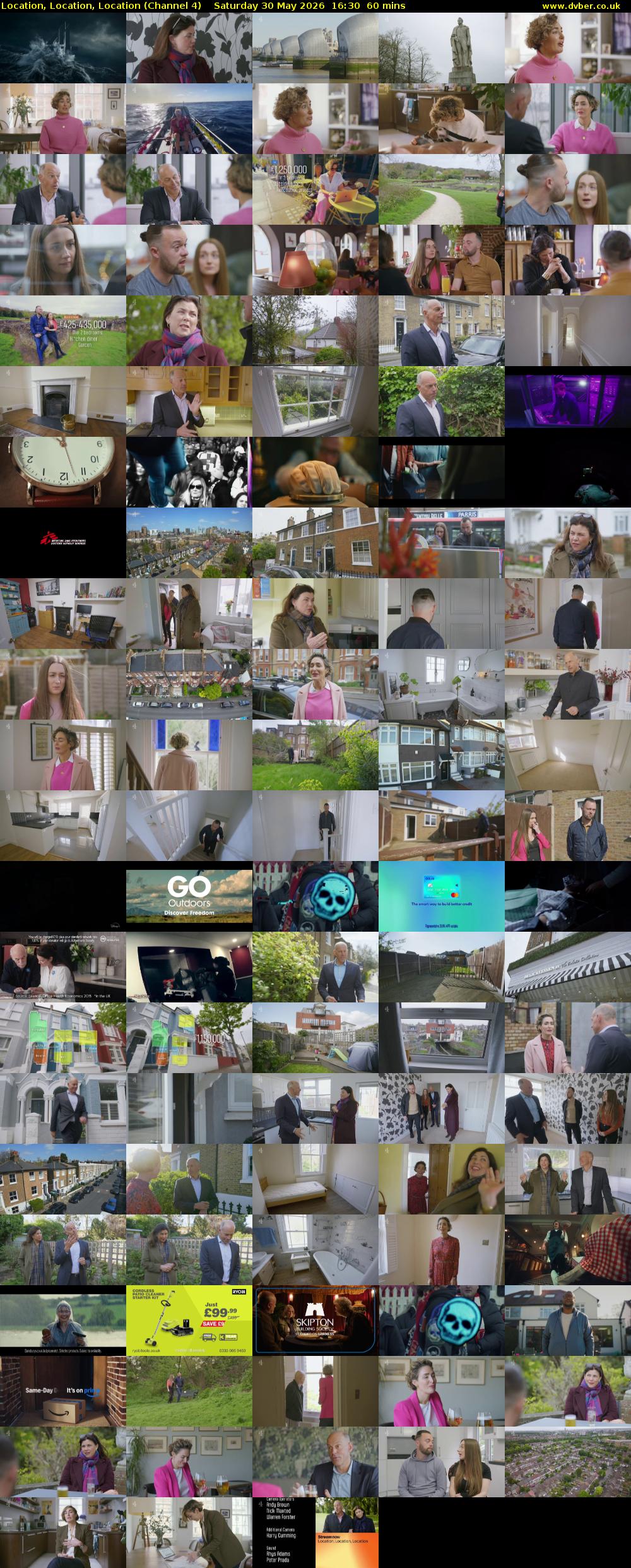Location, Location, Location (Channel 4) Saturday 30 May 2026 16:30 - 17:30