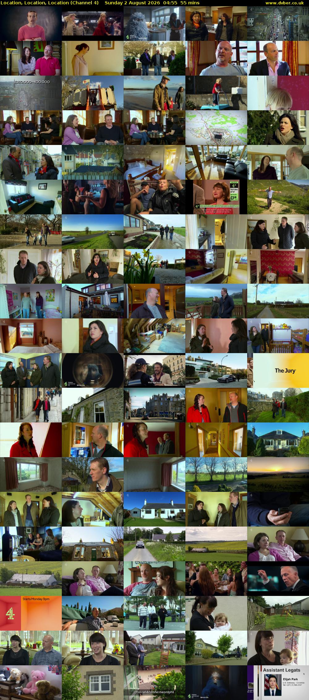Location, Location, Location (Channel 4) Sunday 2 August 2026 04:55 - 05:50